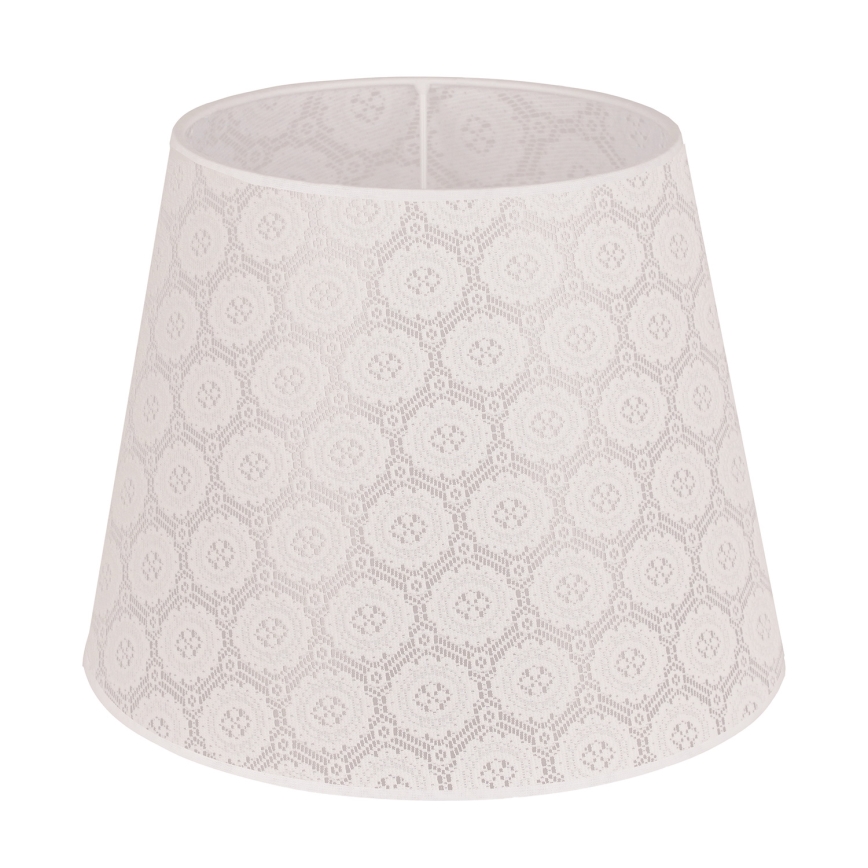 Duolla - Lampskärm för ljuskrona CLASSIC L E27 diameter 38 cm vit