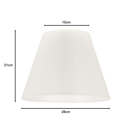Duolla - Lampskärm SOFIA S E27 diameter 28 cm beige