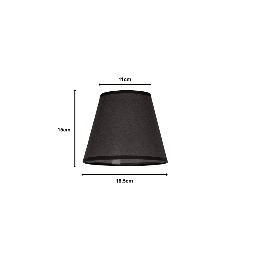 Duolla - Lampskärm SOFIA XS E14 diameter 18,5 cm antracit