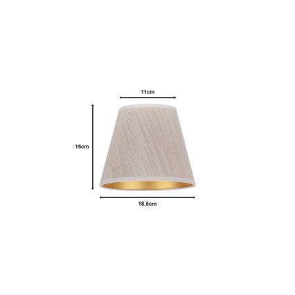 Duolla - Lampskärm SOFIA XS E14 diameter 18,5 cm beige