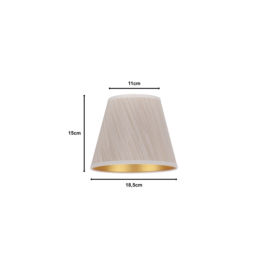 Duolla - Lampskärm SOFIA XS E14 diameter 18,5 cm beige