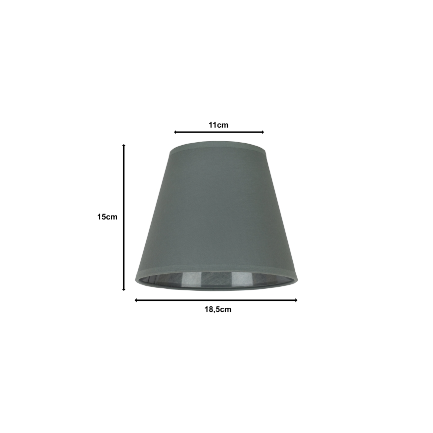 Duolla - Lampskärm SOFIA XS E14 diameter 18,5 cm grå