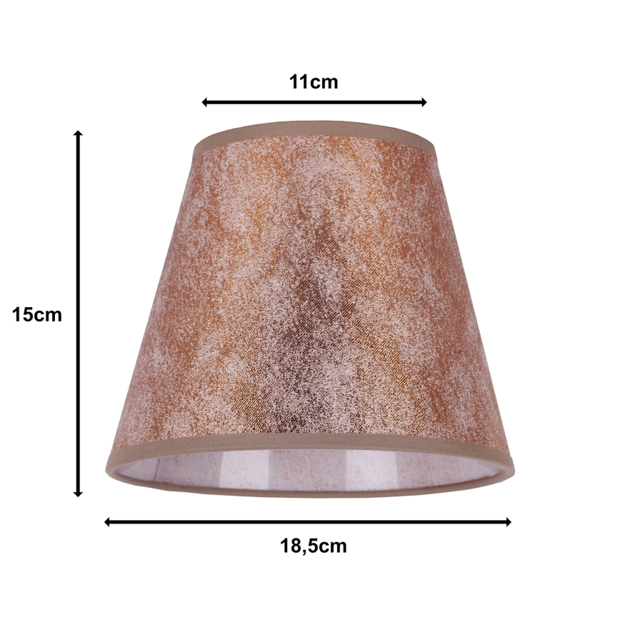 Duolla - Lampskärm SOFIA XS E14 diameter 18,5 cm koppar