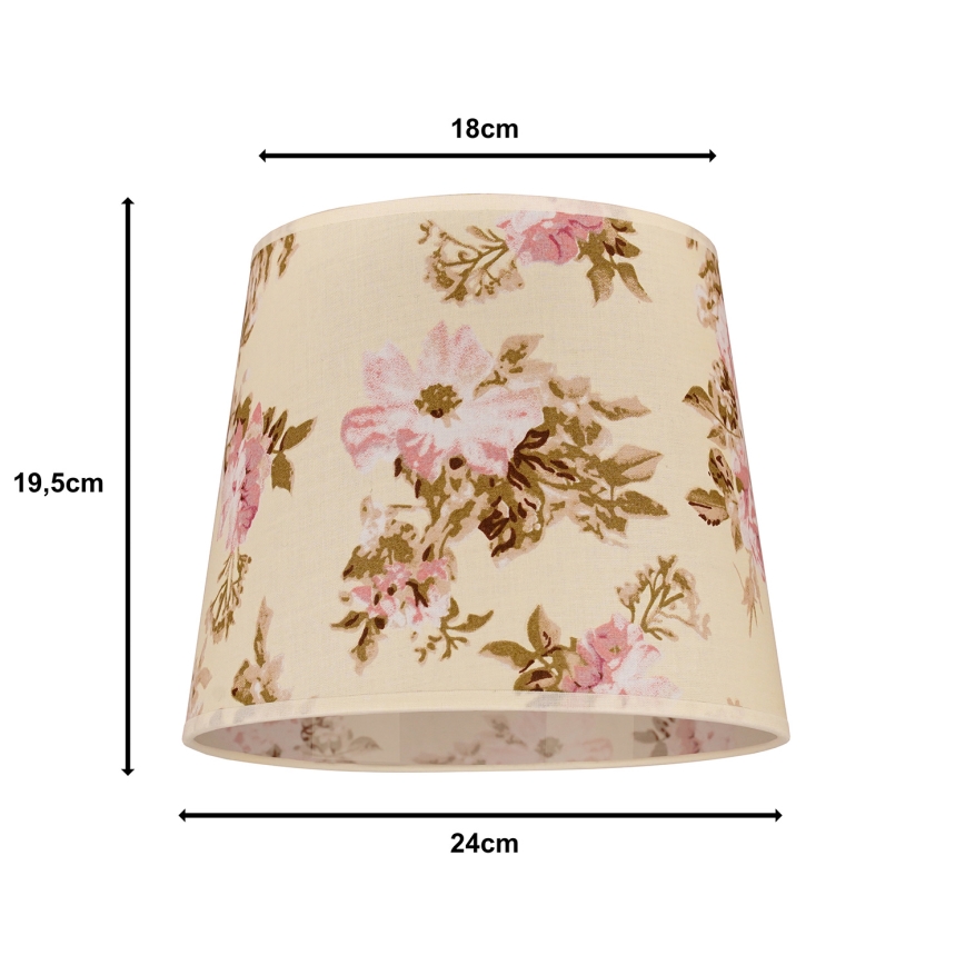 Duolla - Lampskärm SOFIA XS E14 diameter 18,5 cm ros