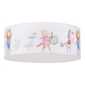Duolla - LED Barntaklampa CORTINA LED/26W/230V Ø 40 cm 4000K