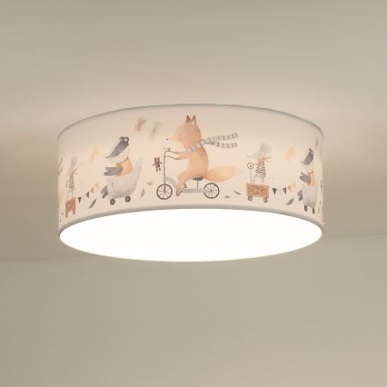 Duolla - LED takbelysning för barn CORTINA LED/26W/230V diameter 40 cm 4000K