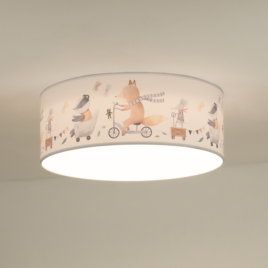 Duolla - LED takbelysning för barn CORTINA LED/26W/230V diameter 40 cm 4000K