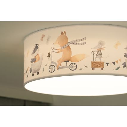 Duolla - LED takbelysning för barn CORTINA LED/26W/230V diameter 40 cm 4000K
