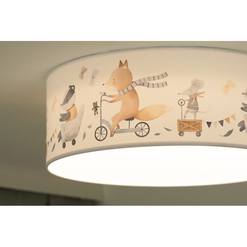 Duolla - LED takbelysning för barn CORTINA LED/26W/230V diameter 40 cm 4000K