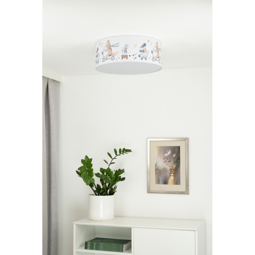 Duolla - LED takbelysning för barn CORTINA LED/26W/230V diameter 40 cm 4000K
