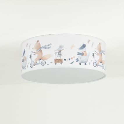 Duolla - LED takbelysning för barn CORTINA LED/26W/230V diameter 40 cm 4000K