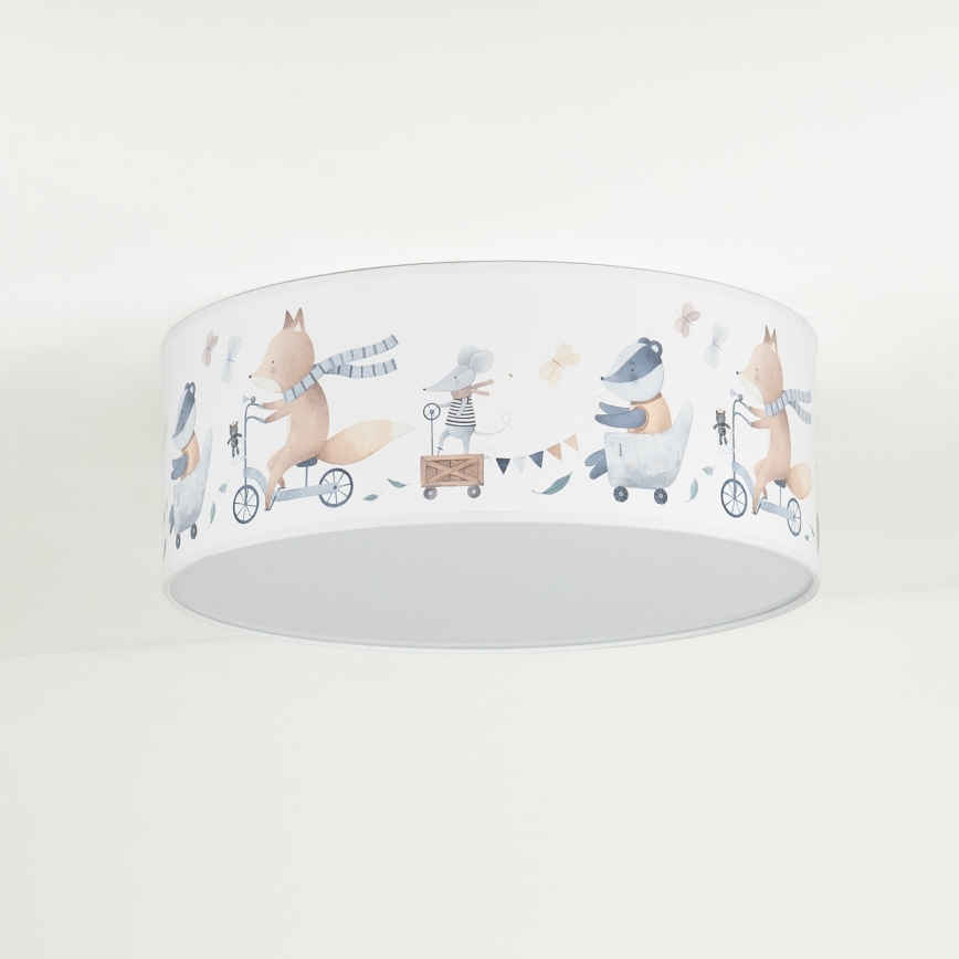 Duolla - LED takbelysning för barn CORTINA LED/26W/230V diameter 40 cm 4000K