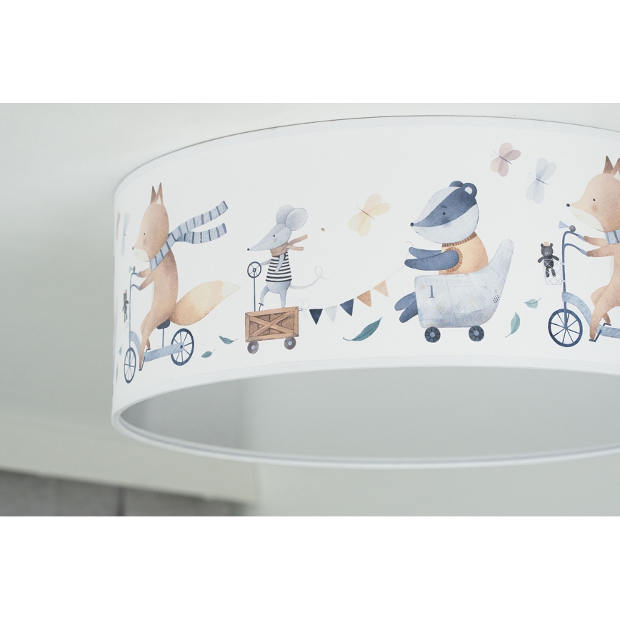 Duolla - LED takbelysning för barn CORTINA LED/26W/230V diameter 40 cm 4000K
