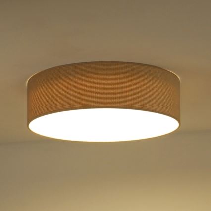 Duolla - LED taklampa CORTINA LED/26W/230V diameter 30 cm 4000K beige
