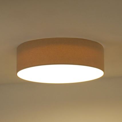 Duolla - LED taklampa CORTINA LED/26W/230V diameter 30 cm 4000K beige