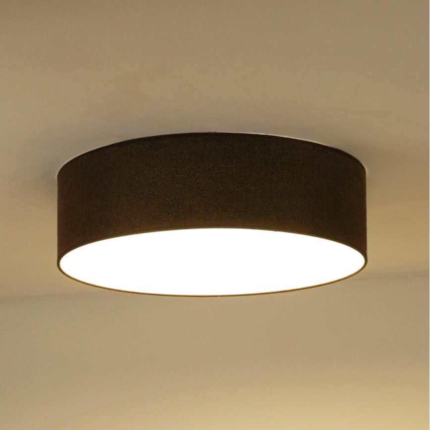 Duolla - LED taklampa CORTINA LED/26W/230V diameter 30 cm 4000K brun