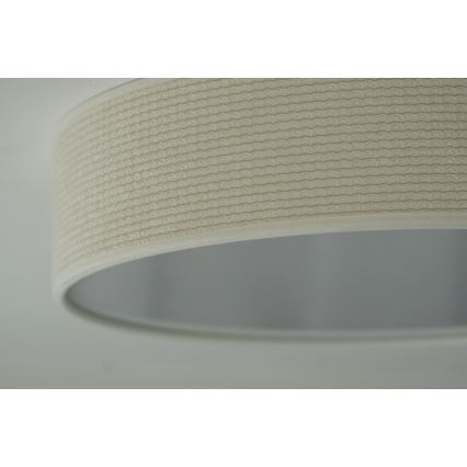 Duolla - LED taklampa CORTINA LED/26W/230V diameter 30 cm 4000K grädde