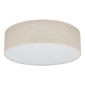 Duolla - LED taklampa CORTINA LED/26W/230V diameter 45 cm 4000K beige