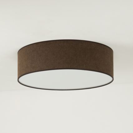Duolla - LED taklampa CORTINA LED/26W/230V diameter 45 cm 4000K brun