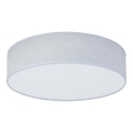 Duolla - LED Taklampa CORTINA LED/26W/230V Ø 30 cm 4000K grå