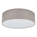 Duolla - LED Taklampa CORTINA LED/26W/230V Ø 45 cm 4000K brun