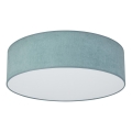 Duolla - LED Taklampa CORTINA LED/26W/230V Ø 45 cm 4000K turkos