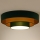 Duolla - LED taklampa LUNETA LED/26W/230V diameter 60 cm 4000K grön/guld