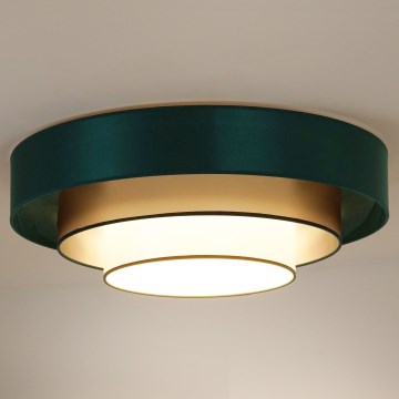 Duolla - LED taklampa LUNETA LED/26W/230V diameter 60 cm 4000K grön/guld/vit