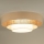 Duolla - LED taklampa LUNETA LED/26W/230V diameter 60 cm 4000K rotting/beige/brun