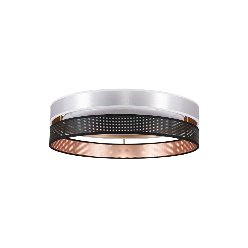 Duolla - LED taklampa ROLLER DUO SHINY LED/24W/230V diameter 45 cm silver/svart