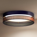 Duolla - LED taklampa ROLLER DUO SHINY LED/24W/230V diameter 45 cm blå/koppar