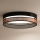 Duolla - LED taklampa ROLLER DUO SHINY LED/24W/230V diameter 45 cm svart/koppar