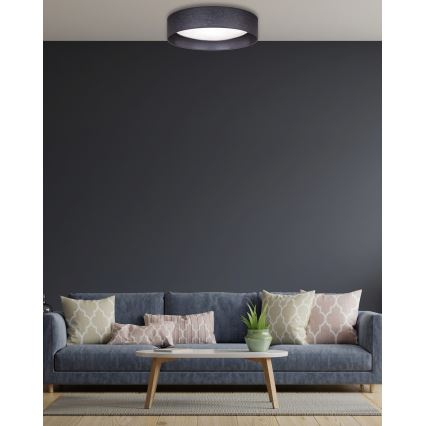 Duolla - LED taklampa ROLLER LED/24W/230V diameter 45 cm antracit