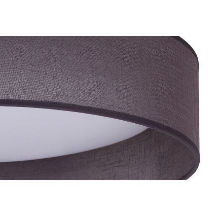 Duolla - LED taklampa ROLLER LED/24W/230V diameter 45 cm antracit