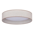 Duolla - LED taklampa ROLLER LED/24W/230V diameter 45 cm beige