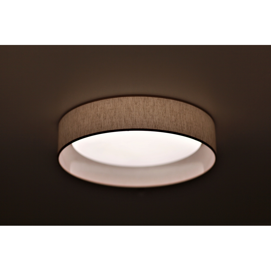 Duolla - LED taklampa ROLLER LED/24W/230V diameter 45 cm beige