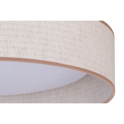 Duolla - LED taklampa ROLLER LED/24W/230V diameter 45 cm beige