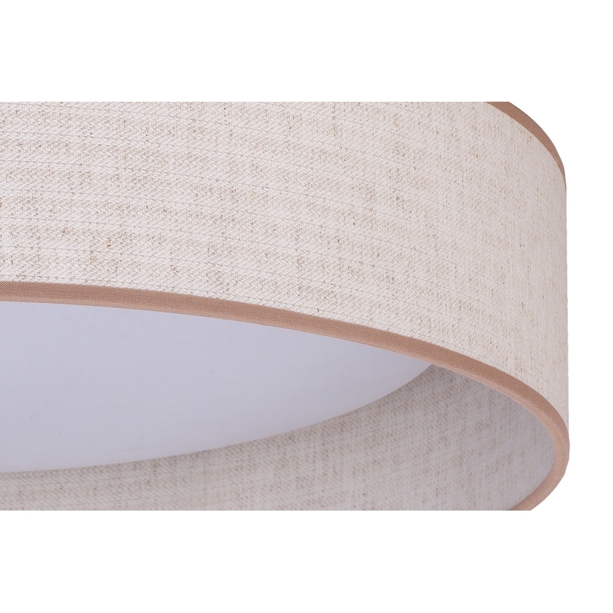 Duolla - LED taklampa ROLLER LED/24W/230V diameter 45 cm beige