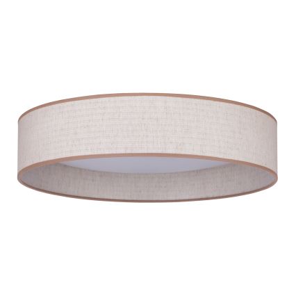 Duolla - LED taklampa ROLLER LED/24W/230V diameter 45 cm beige