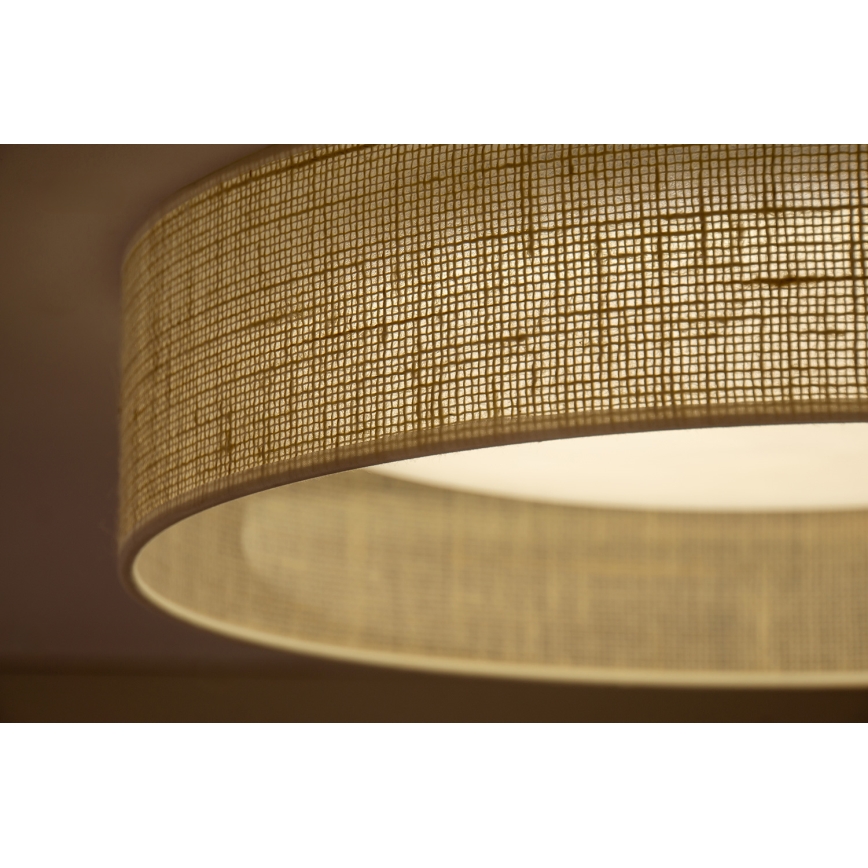 Duolla - LED taklampa ROLLER LED/24W/230V diameter 45 cm beige