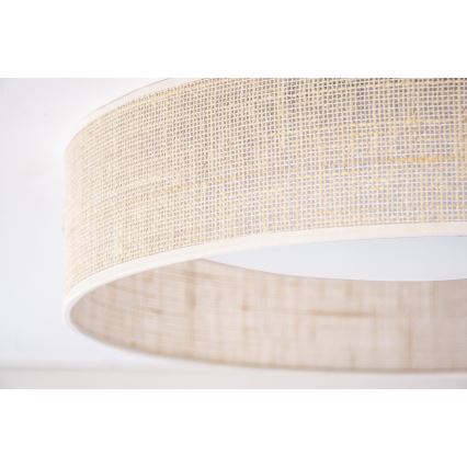 Duolla - LED taklampa ROLLER LED/24W/230V diameter 45 cm beige