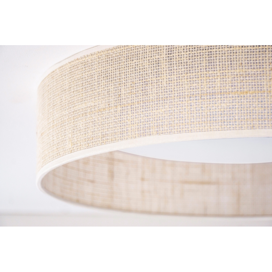 Duolla - LED taklampa ROLLER LED/24W/230V diameter 45 cm beige