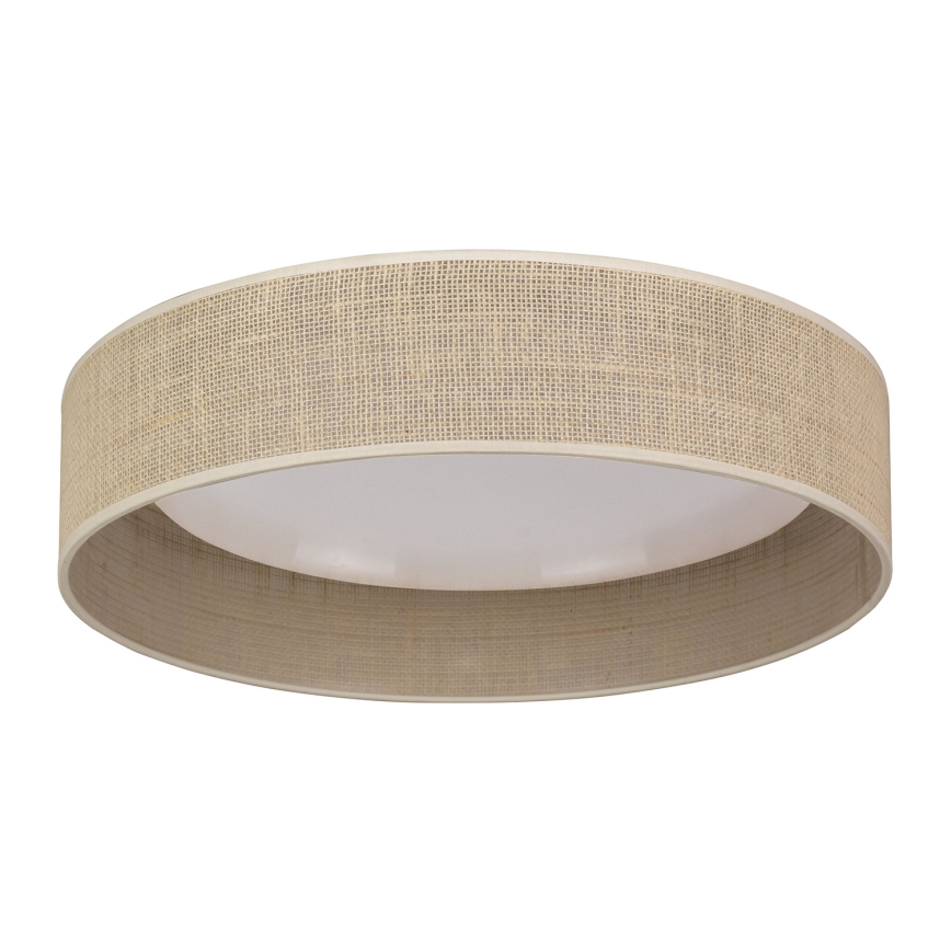 Duolla - LED taklampa ROLLER LED/24W/230V diameter 45 cm beige
