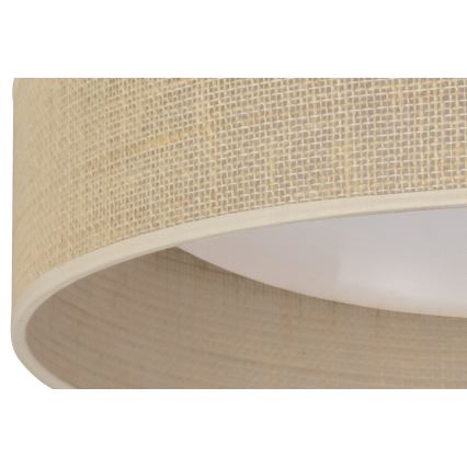 Duolla - LED taklampa ROLLER LED/24W/230V diameter 45 cm beige