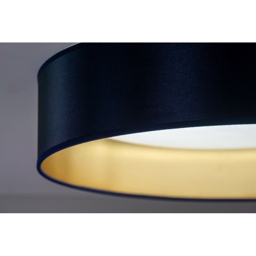 Duolla - LED taklampa ROLLER LED/24W/230V diameter 45 cm blå/guld