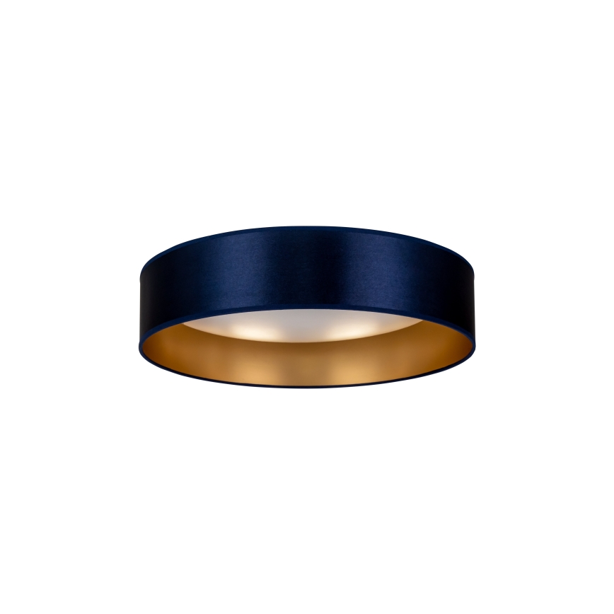 Duolla - LED taklampa ROLLER LED/24W/230V diameter 45 cm blå/guld