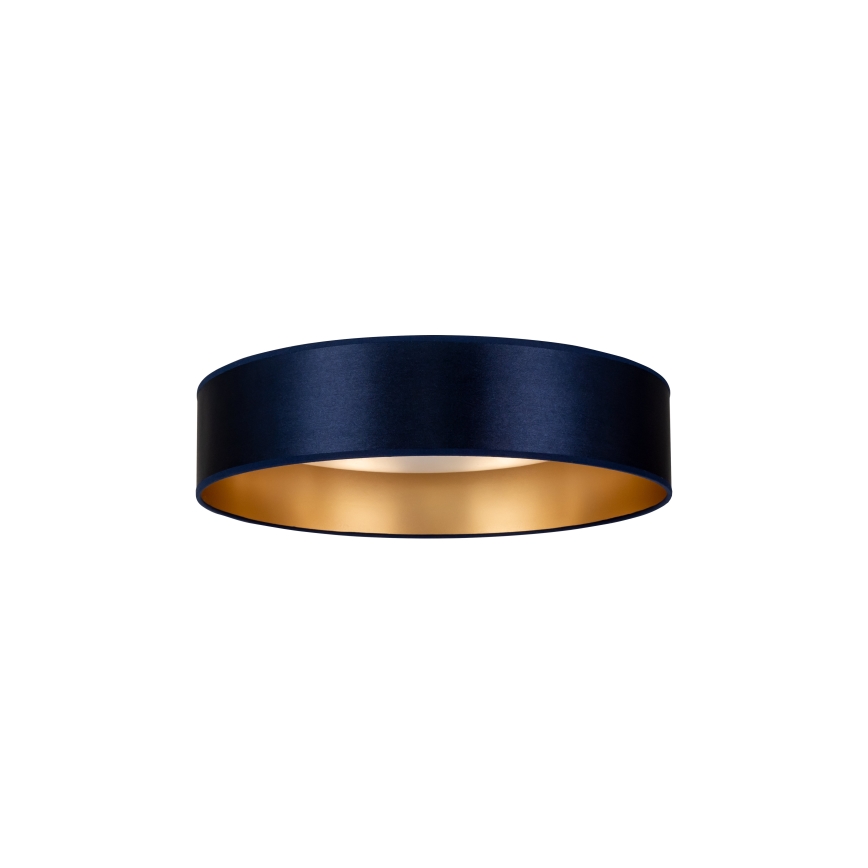 Duolla - LED taklampa ROLLER LED/24W/230V diameter 45 cm blå/guld