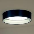 Duolla - LED taklampa ROLLER LED/24W/230V diameter 45 cm blå/silver