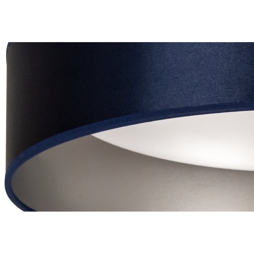 Duolla - LED taklampa ROLLER LED/24W/230V diameter 45 cm blå/silver