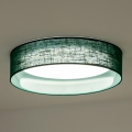 Duolla - LED taklampa ROLLER LED/24W/230V diameter 45 cm grön